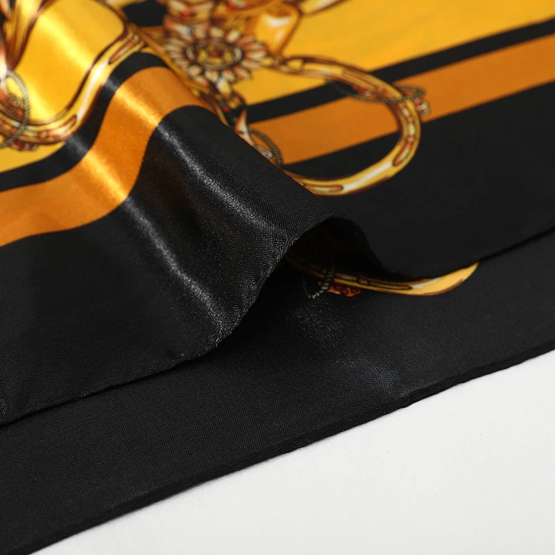 

[FEILEDIS]2019 luxury brand Women Silk scarf Beach Shawl and Echarpe Luxurious Wrap Designer scarves female beach stole AS1203