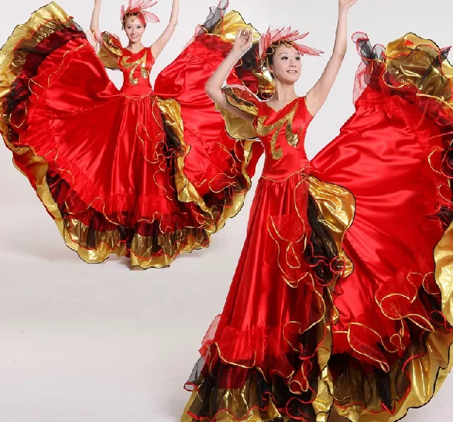 Женское танцевальное платье для фламенко взрослых Paso Doble костюм девочки платья