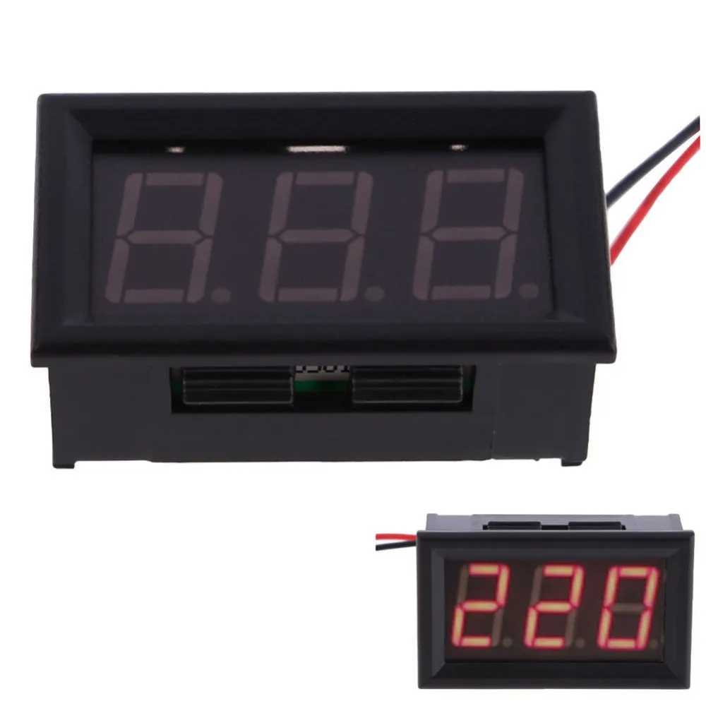 Цифровой светодиодный вольтметр переменного тока 30 500 в 1 шт.|display voltage|display voltage