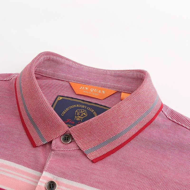 

Men Polo Shirt 2-Pack Embroidered Pattern Fashion Polo Men Stretchy Short Sleeve Polos Para Hombre Brand Summer Tops JQ1826