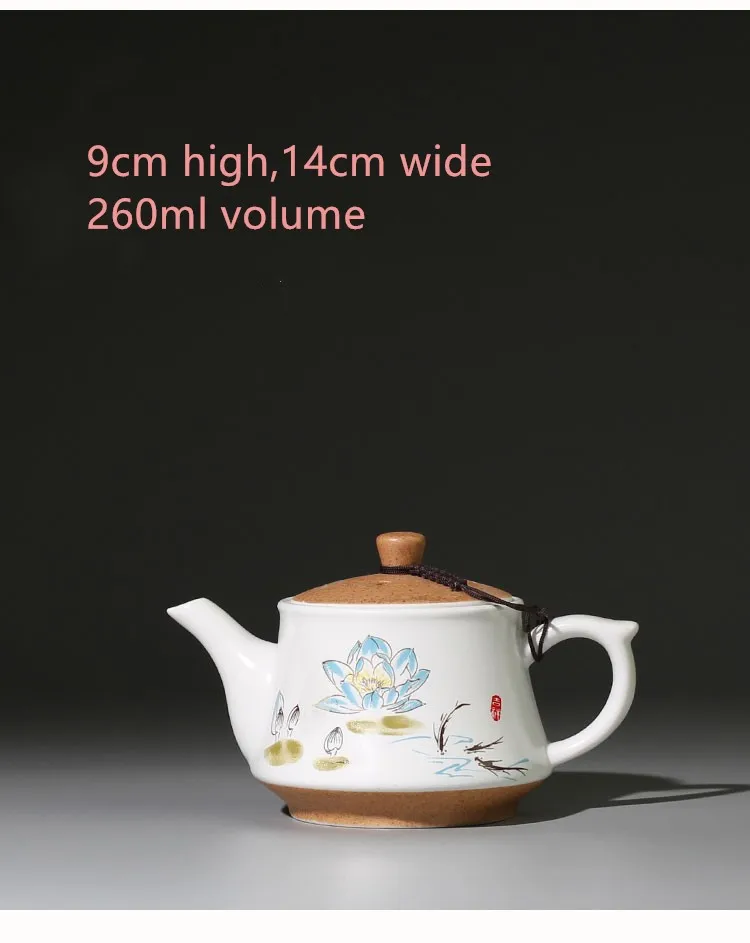 200 мл 240 мл 300 мл фиолетовый песок чайник бытовой керамики чайный набор кунг-фу фарфоровый чайник G