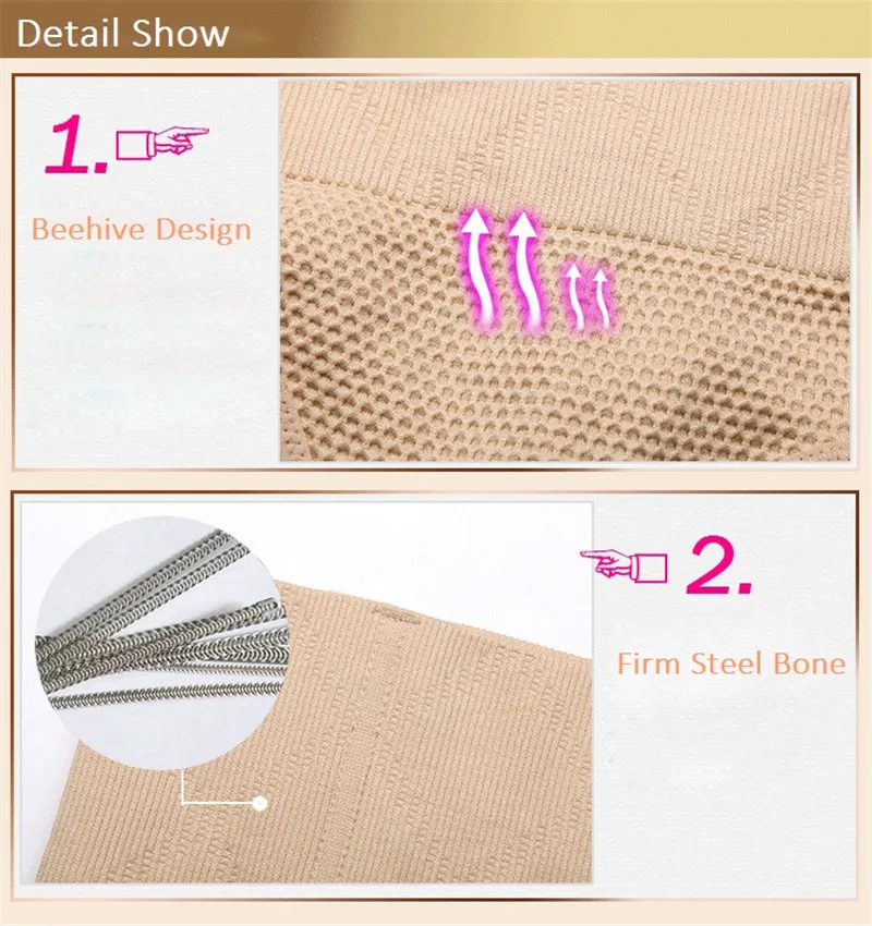 NINGMI Slimming Waist Trainer Butt Lifter Women Wedding Dress Seamless Pulling Underwear Body Shaper Tummy Control Panties Thong