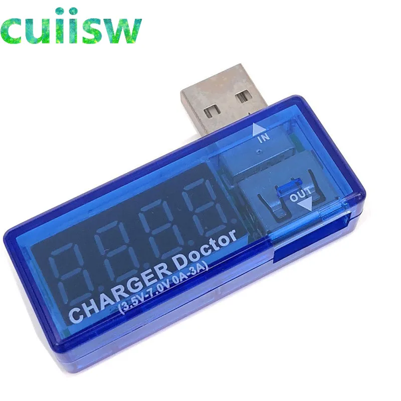 Цифровой USB портативный измеритель напряжения зарядное устройство мини
