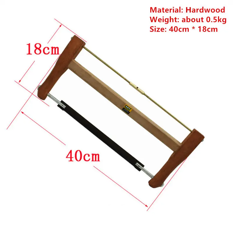 L40cm High quality Bow saw Frame saw Hand saw Woodworking Saws saw tool W080