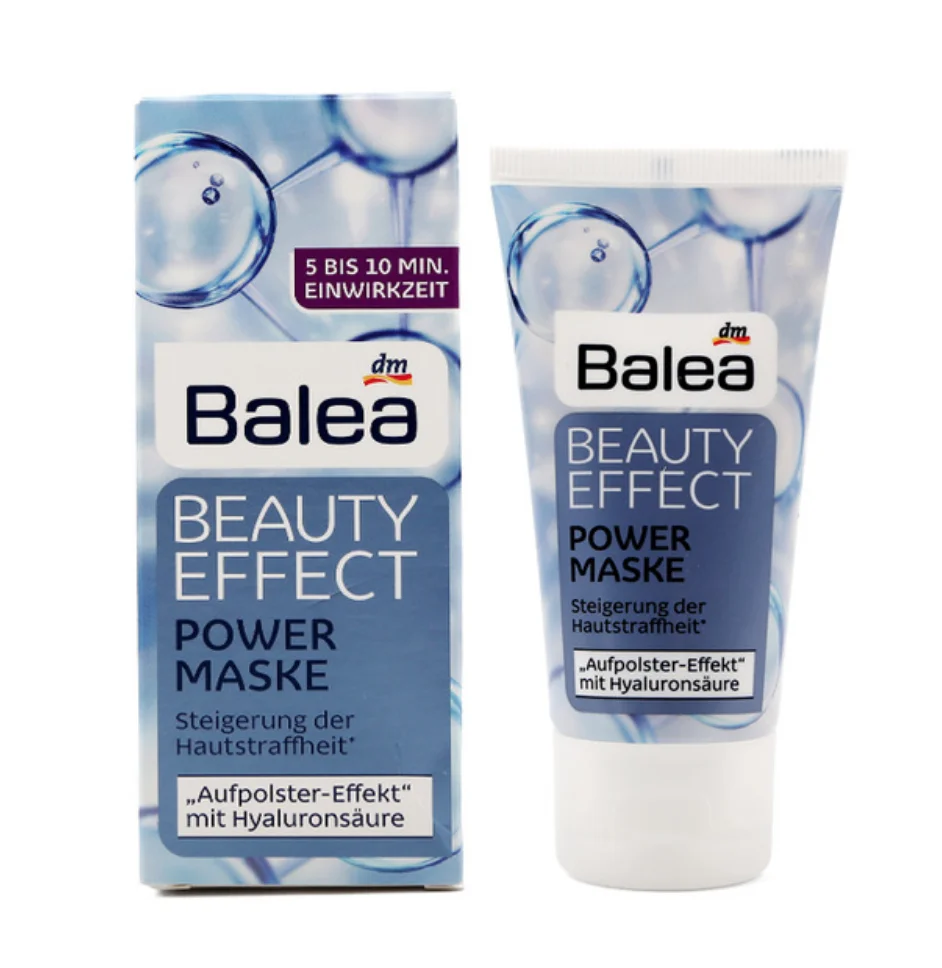 

Germany Balea Beauty Effect Anti-Wrinkle Power Mask Hyaluronic Acid & Shea Butter Vegan Fine lines & dry wrinkles smooth skin