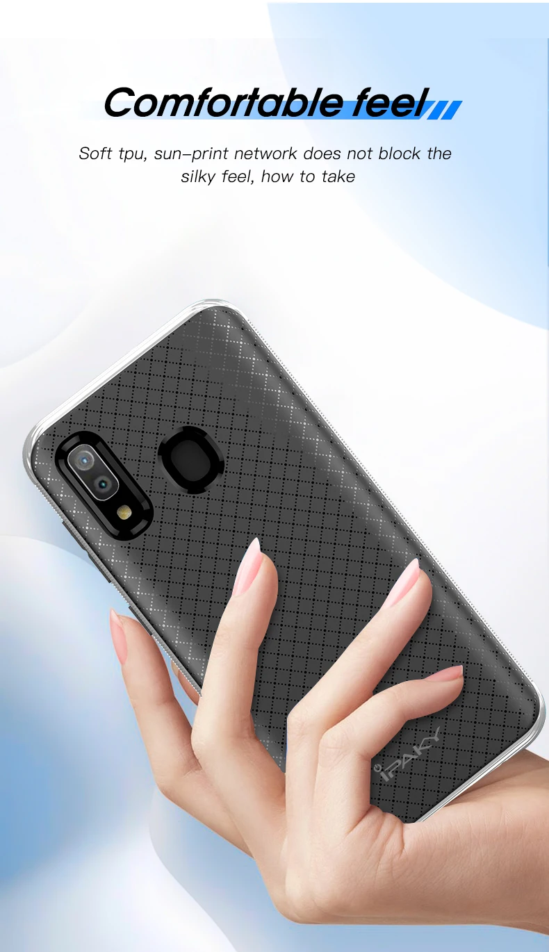 Для samsung A50 A70 A30 Чехол iPaky оригинальная рамка+ силиконовая задняя крышка чехол для мобильного телефона для Galaxy A10 A20 прочная Броня