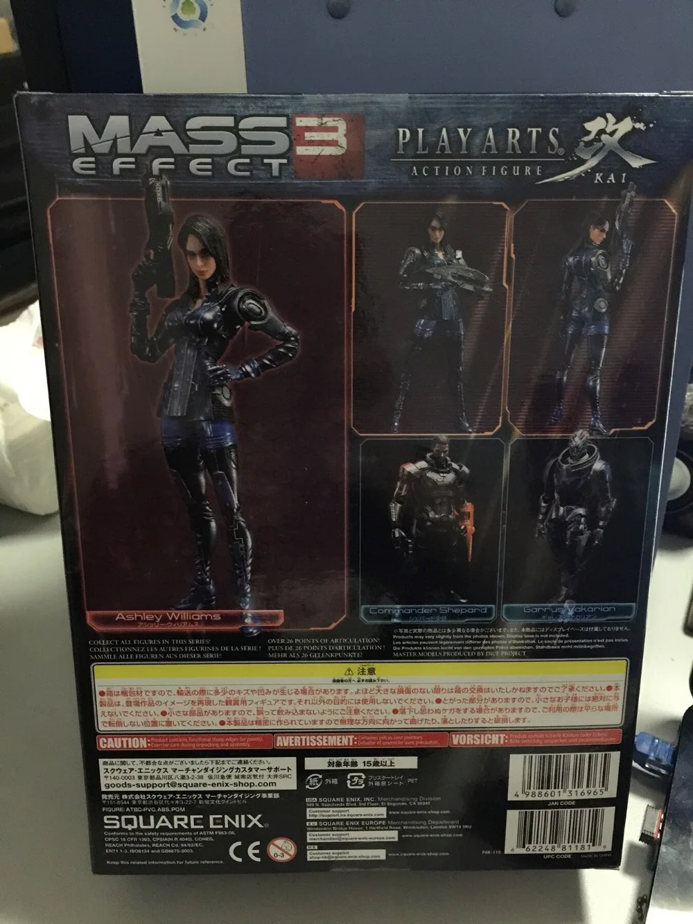 SQUARE ENIX MASS 3 эффект Играть искусств фигурку Кай Эшли Уильямс 9 &quot&quot | Игрушки и