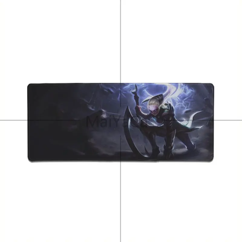 Lock Edge 40X90cm MaiYaCa Лунная богиня Диана Лига Легенд заказной ноутбук геймер Коврик для мыши Скорость/Управление версия большой игровой коврик для мыши - Цвет: Lock Edge 40X90cm