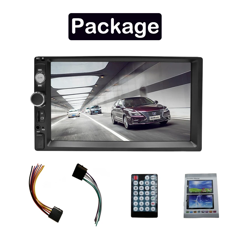 

2 Din Car Radio Universal Autoradio 2 Din Car Multimedia Player Stereo 7" Touch Screen Video MP5 Player Auto Radio Backup Camera