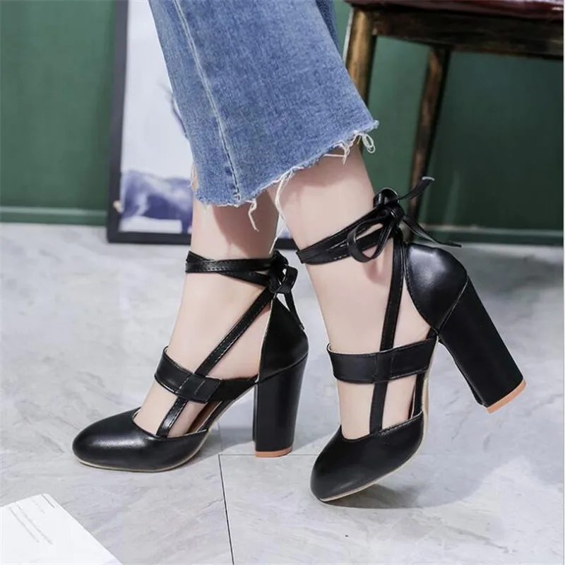 

Super High Heel Thick With Women's Shoes European And American Explosions Spring Fashion High heels Ladies Party Wedding Shoes