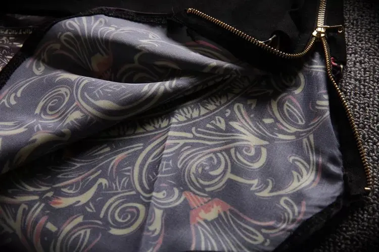 Мужская футболка с принтом HBA Bandana пейсли и молнией сбоку|Мужские футболки| |