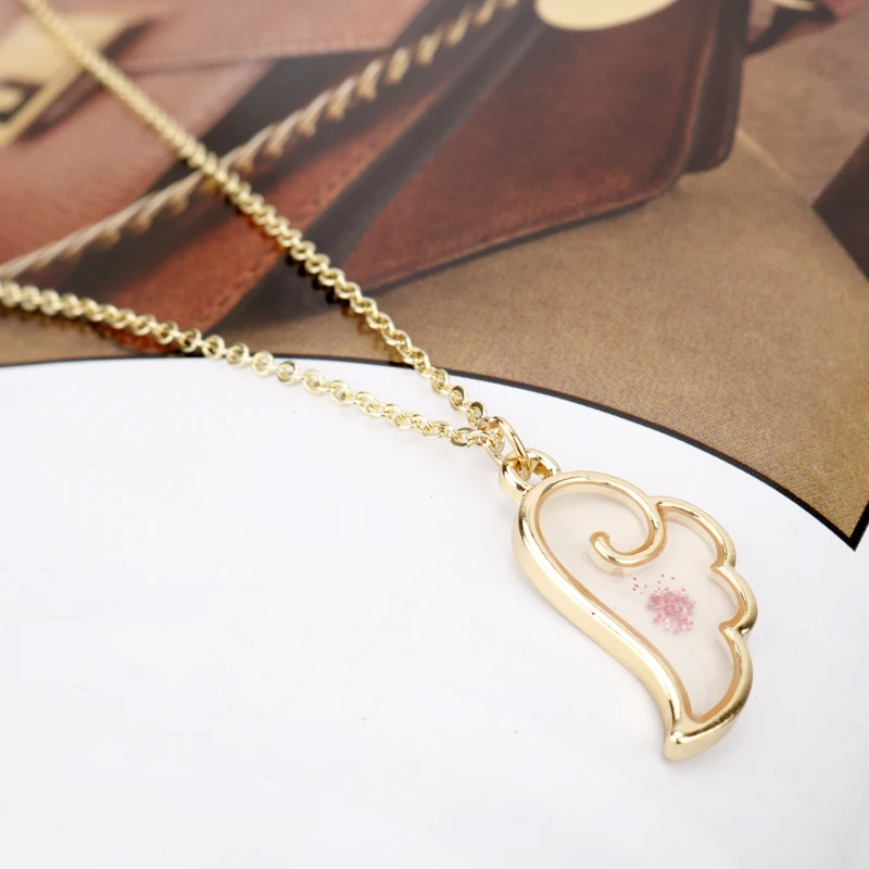 Женское ожерелье серьги Ювелирные наборы Card Captor Sakura Крылья Ангела кисточкой
