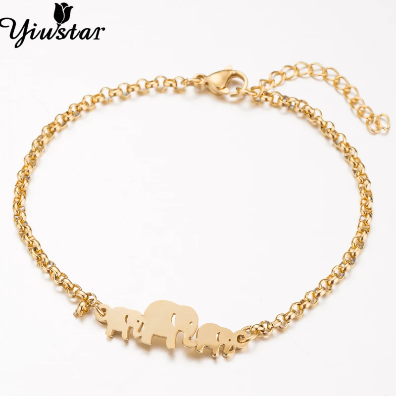 Yiustar Boho Aniaml подвески для девушек из нержавеющей стали женские индийские