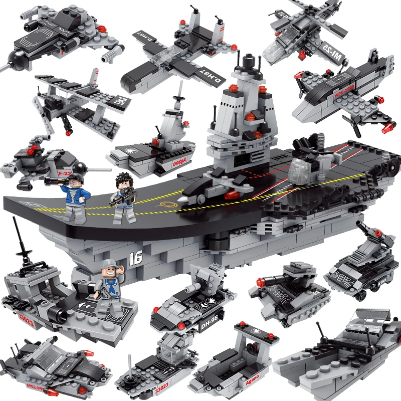 H Q блоки совместимые с Legoed военный линкор серия Gundam строительные набор игрушек