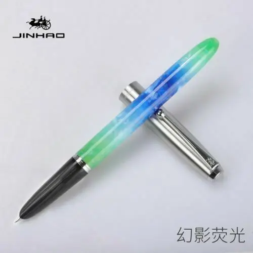 DreamLand Acrylic EF Jinhao 51A акриловая/деревянная авторучка чернильная ручка каллигграфия ручки EF/F/ручной работы сменный наконечник канцелярские принадлежности для офиса и школы - Цвет: DreamLand Acrylic EF
