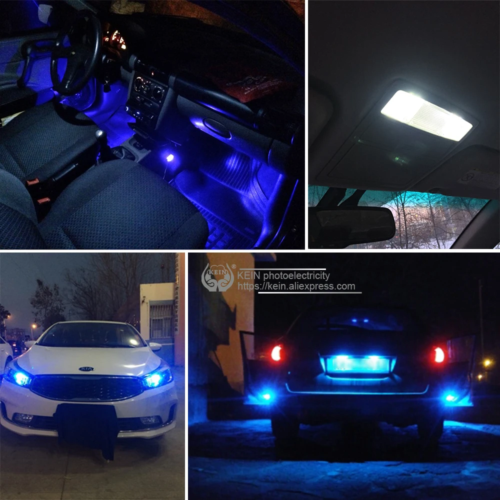 KEIN 4 шт. 24 SMD Canbus без ошибок T10 194 W5W Автомобильные светодиодные боковые габаритные