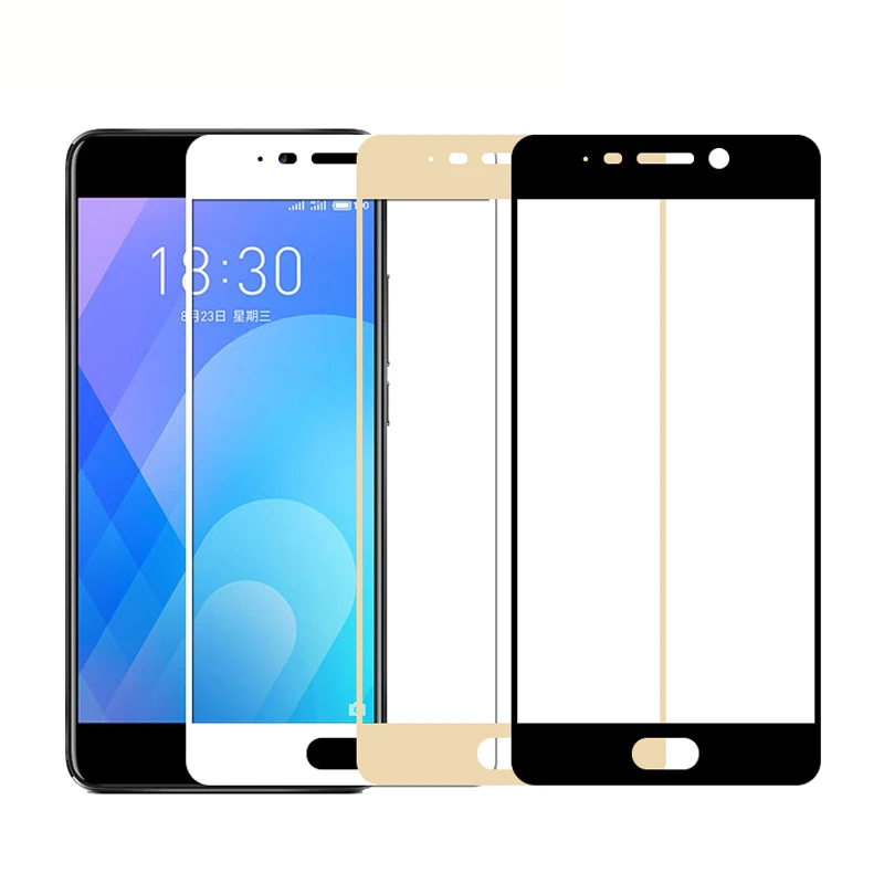 3D закаленное стекло для Meizu M6 Note Полное покрытие экрана Взрывозащищенная