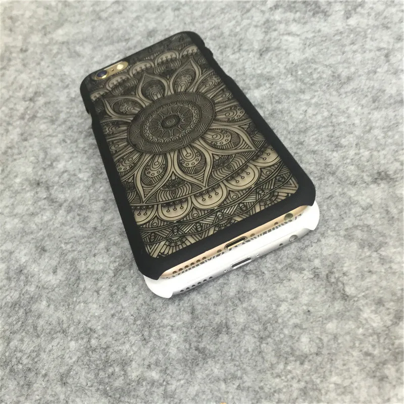 JIBAN Ретро полые цветок чехол для телефона iphone 6plus/5S/6 S 7 плюс 8 большие солнце