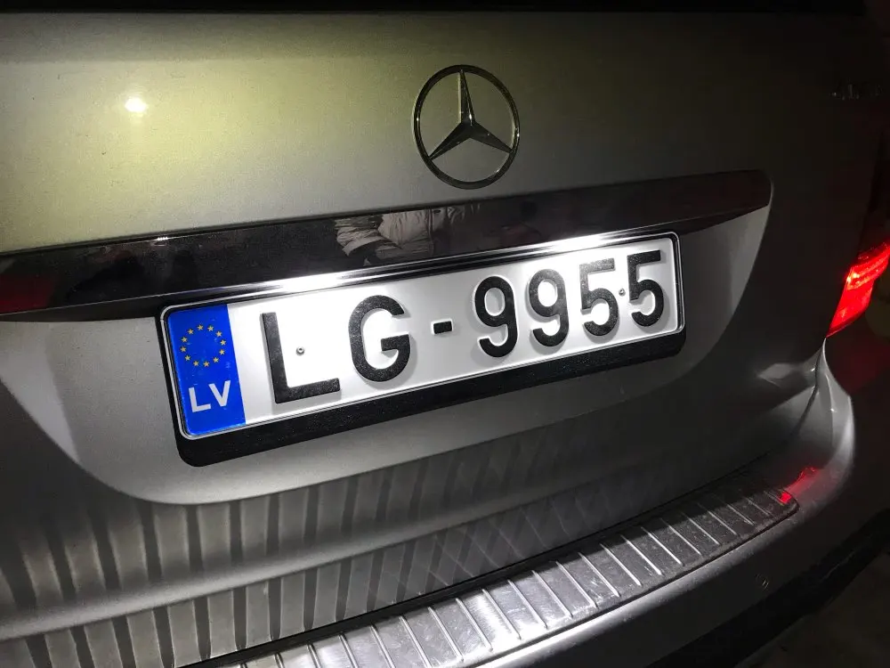Автомобильные аксессуары светодиодный номерной знак светильник Mercedes Benz R ML GL Class