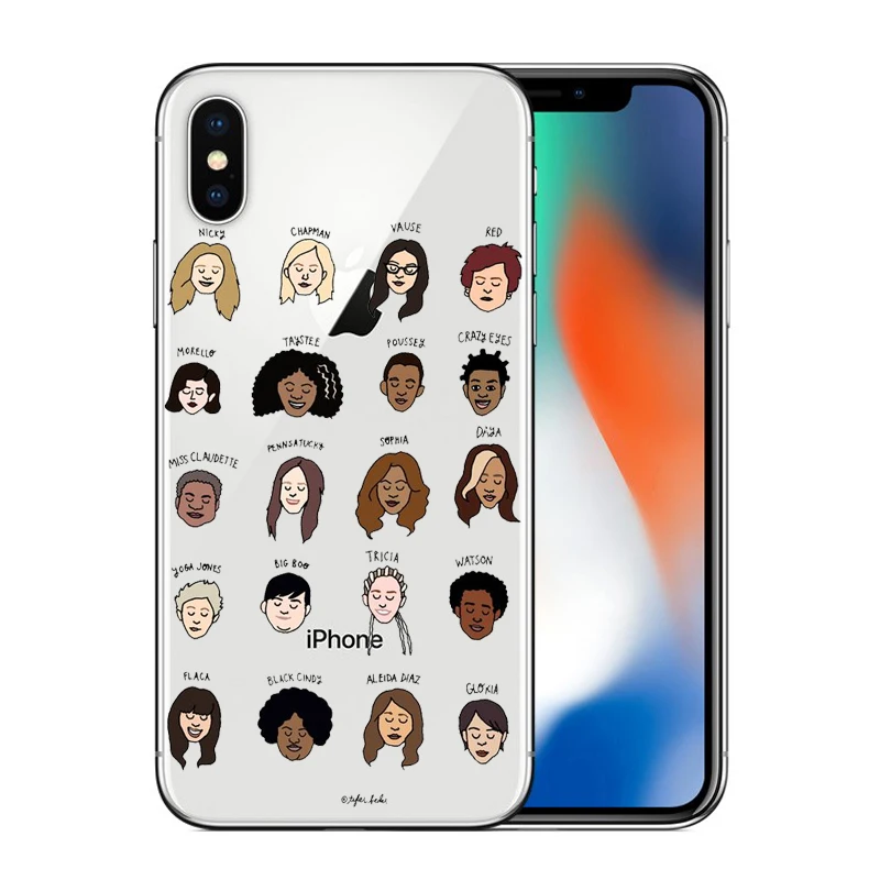 Оранжевый это новый черный постер для ТВ шоу Жесткий Чехол телефона из ПК iphone 6 6S 7