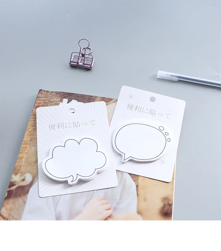 Kawaii милый Dialog стикер маркер Закладка memo pad наклейки флаги канцелярский школьный офисный принадлежности Papeleria sl1198