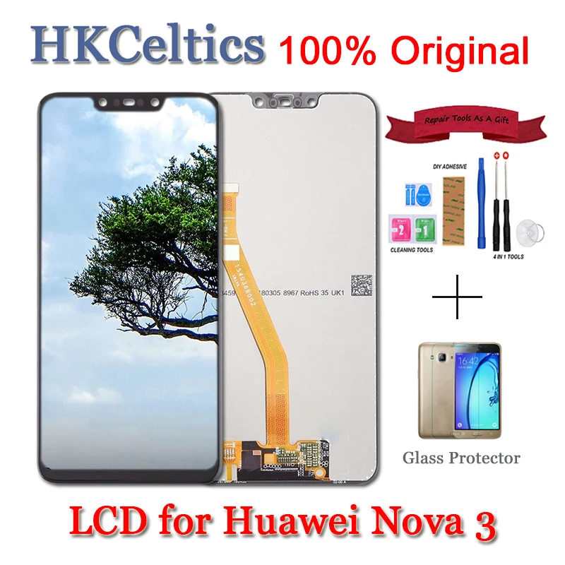 Оригинальный ЖК дисплей для Huawei Nova 3i 6 3 INE LX2 дюйма сенсорный экран с цифровым
