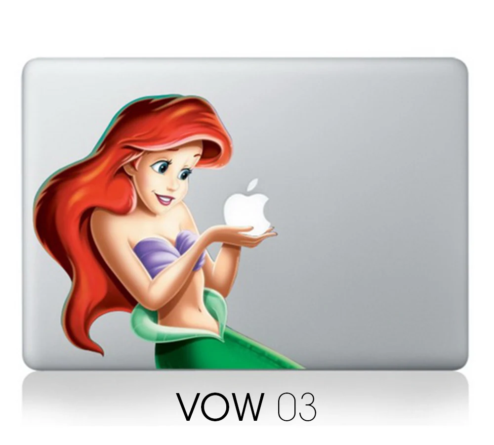 Цветная наклейка для ноутбука MacBook Pro декоративные виниловые наклейки Mac Air