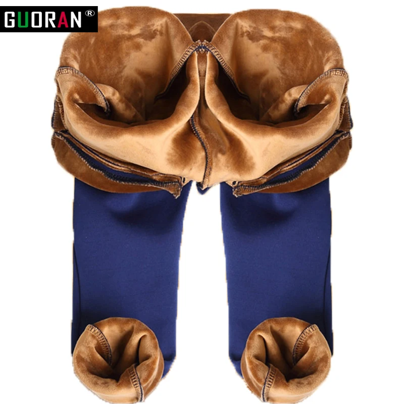 Брюки женские зимние эластичные с высокой талией батальных размеров 5xl | Женская