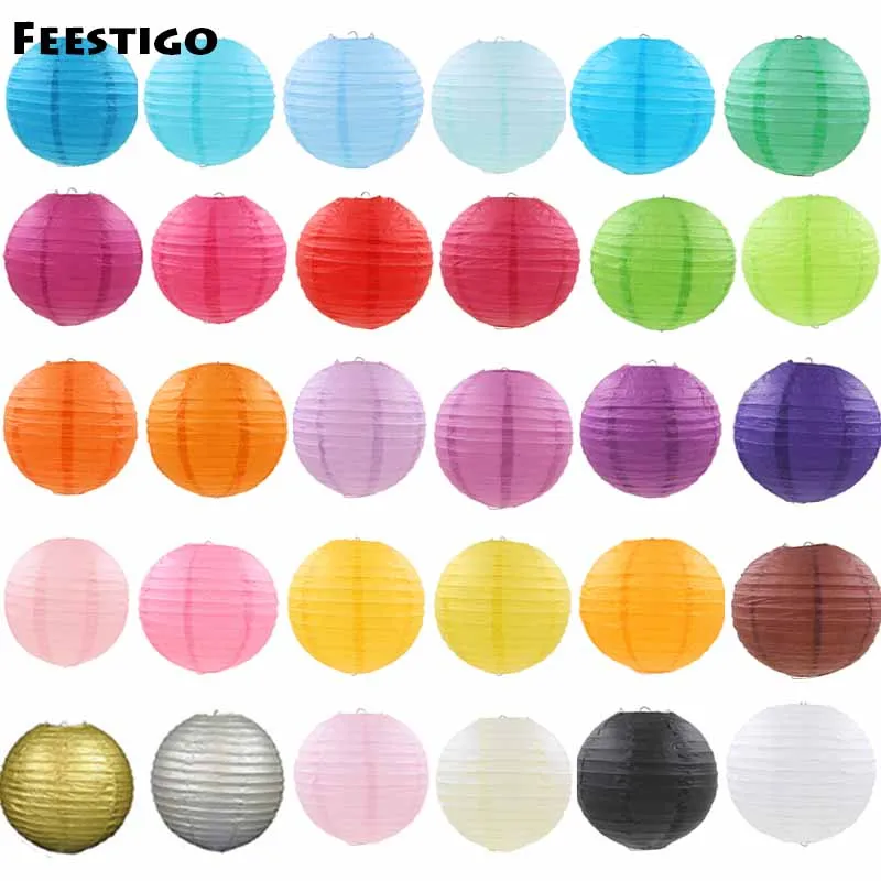 

10-35cm China Paper Lantern Festival Supplies Lanterns Wedding Decorations Baby Shower Birthday Party Home Decorative Lampion