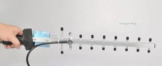 Бесплатная доставка Серебряный 13DBi 1710-2170 МГц 3G Yagi антенна N гнездовой разъем для