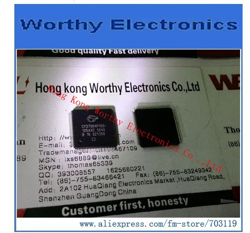 

Free shipping 10PCS/LOT CY37064P100-125AXC CY37064P100 125AXC TQFP100