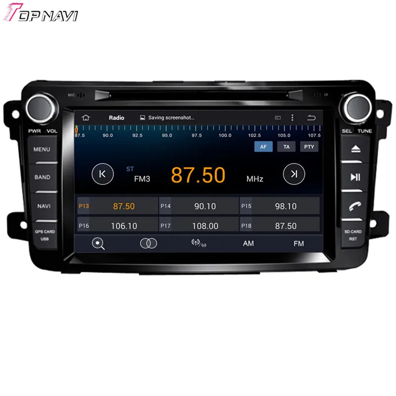 TOPNAVI 7 ''четырехъядерный Android 6 0 Автомобильный DVD проигрыватель для MAZDA CX-9