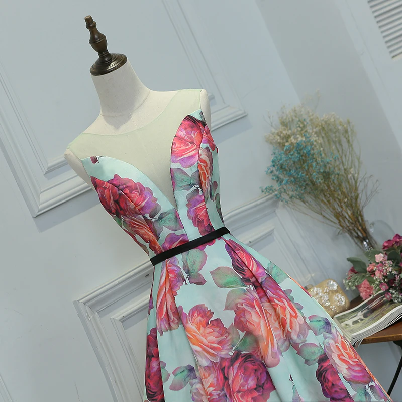 Женское атласное платье с цветочным принтом принтом|bridesmaid dresses|long bridesmaid dresswedding