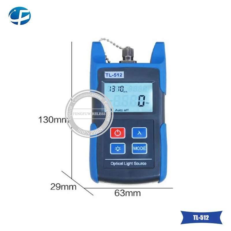 Factory Price TL-512 Fiber Optic laser Light Source With 1310 /1550nm Optical Power Meter | Equipments