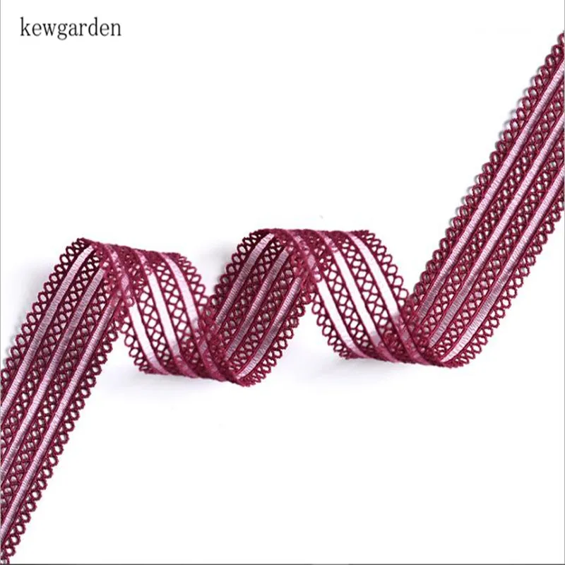 Kewgarden оборки волнистые края Эластичные Полые ленты 1 5 &quot40 мм вручную