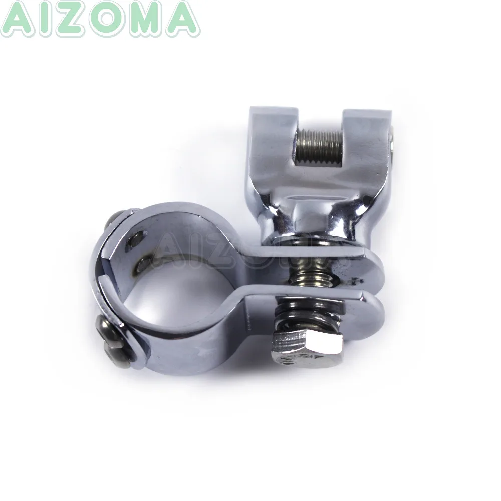 32mm Motorcycle Engine Guard Highway Pegs Clamps 1-1/4&quot Footpeg Clevis Clamp-on Mount For Harley Sportster XL883 XL1200 Chopper |