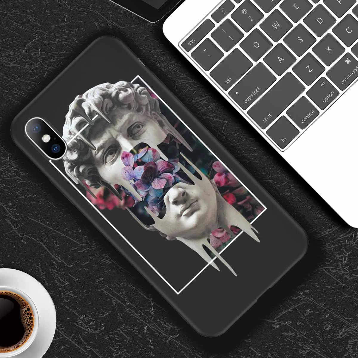 Чехол для телефона Lovebay для iPhone 11, 6, 6 s, 7, 8 Plus, X, XR, 11Pro, XS Max, 5, 5S, SE, абстрактное искусство, статуя, мягкий ТПУ для iPhone X, XS, чехол для телефона - Цвет: T9