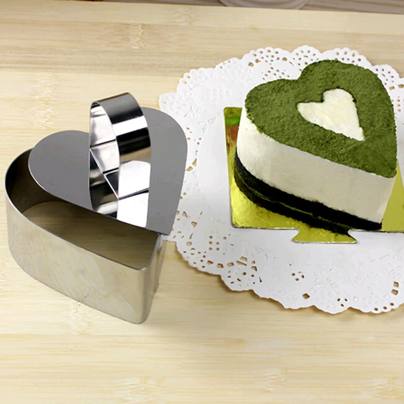 DIY мусс форма для капкейков торта кольцо квадратный цветок круглая формочка