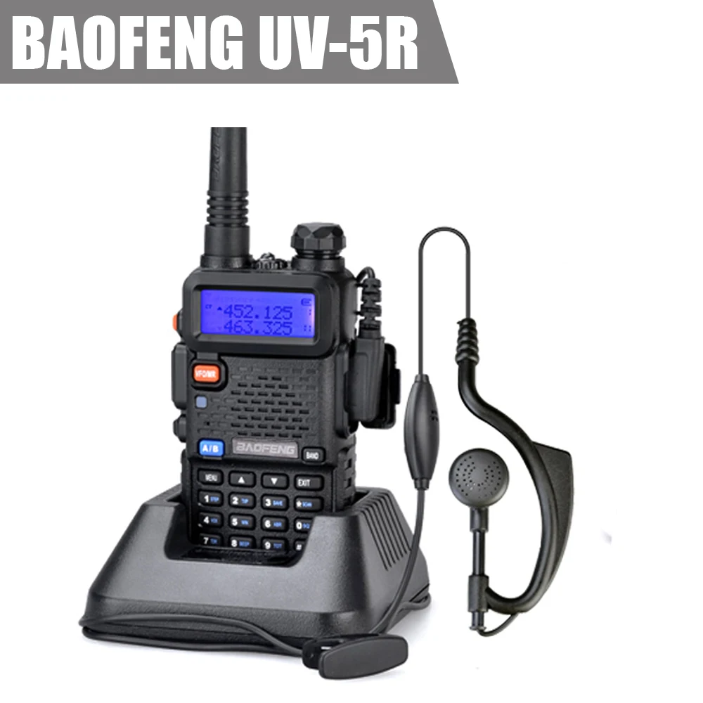 Baofeng Walkie Talkie Uv-5r Two Way Cb Radio Upgrade Version Uv5r 128ch 5w Vhf Uhf 136-174mhz & 400-520mhz | Мобильные телефоны