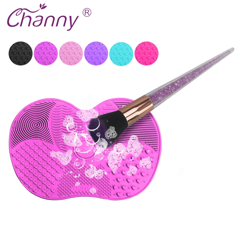 Новые силиконовый коврик для очистки кистей Косметика Make Up щетка мытья Гель Mat