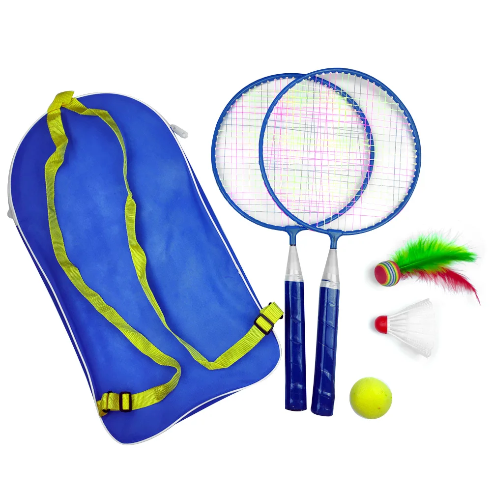 1 набор игр на открытом воздухе с воланом детский спортивный обучающий бадминтон