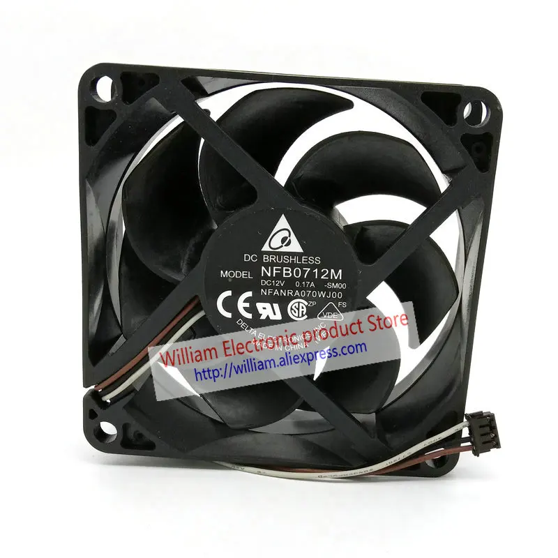 

New Original Delta NFB0712M DC12V 0.17A for XR-30 XR30S Projector card cooling fan