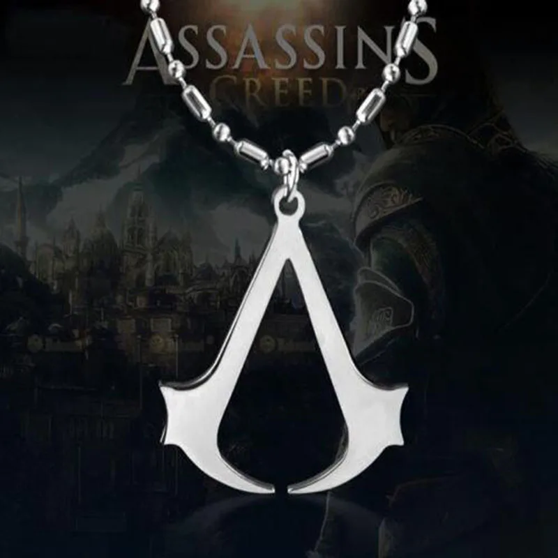 Эцио из Assassins Creed титановое ожерелье из нержавеющей стали Assassins подвеска «Creed» ожерелье