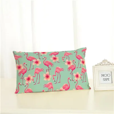 Новая подушка чехол 30x50, накидка для подушки, клан Фламинго орнамент подушка для дивана украшения дома поясничная Подушка Чехол - Цвет: 10