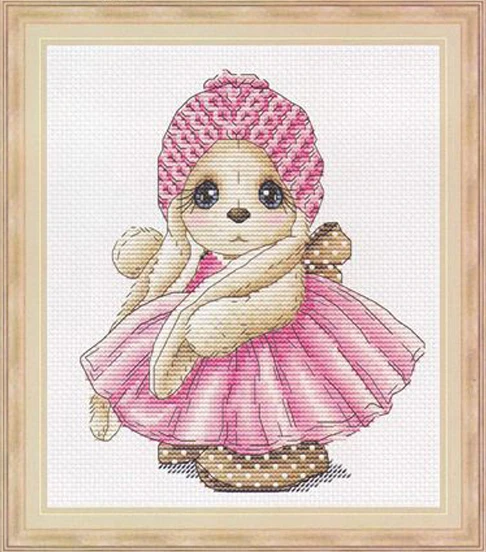 

Needlework,DIY Cross Stitch,Sets For Embroidery kits,14CT&16CT,Powder skirt rabbit