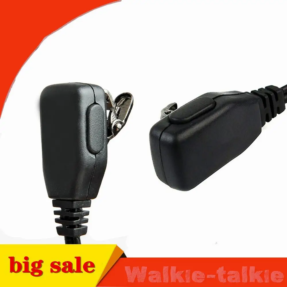 2 шт. Акустическая трубка PTT Mic 2Pin наушники иди и болтай Walkie Talkie гарнитура для Kenwood