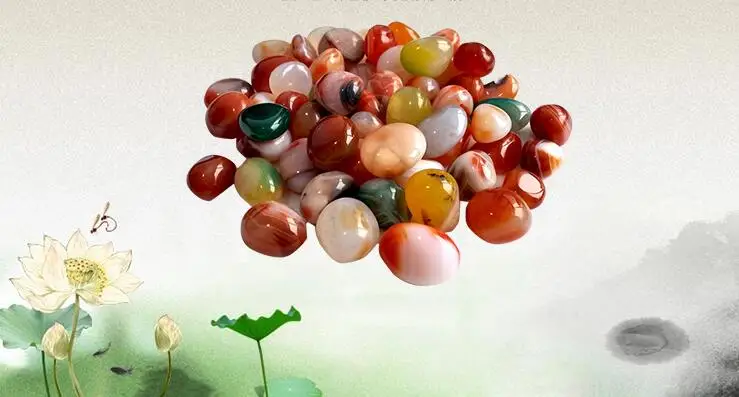 Аквариумные украшения камни для Ривера Φ диаметр 0 5-1 см цветной камень