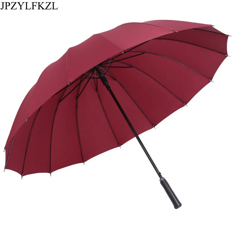 

16K Semi-automatic Increase Umbrella 1-2 People Female Male Car Luxury Large Windproof Straight Umbrella Umbrella Corporation