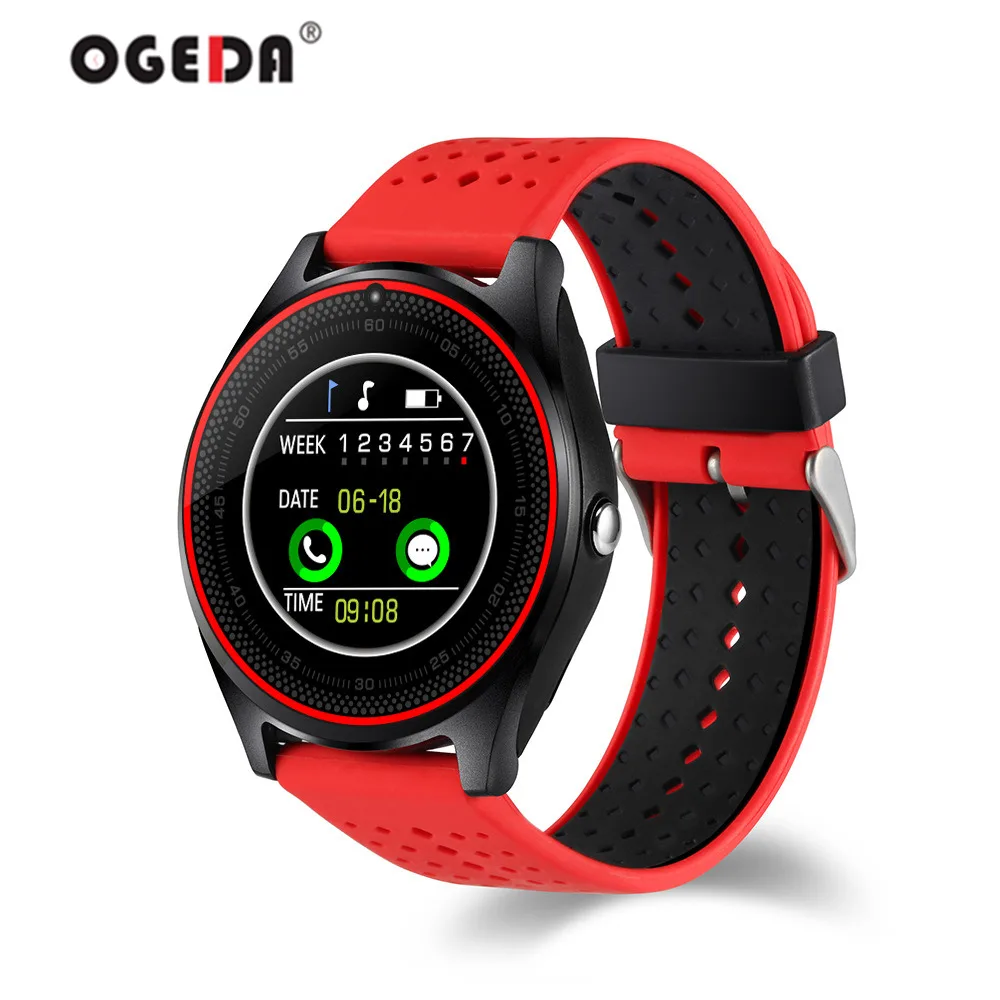 OGEDA женские Смарт часы с камерой Bluetooth сим карта наручные для телефона Android