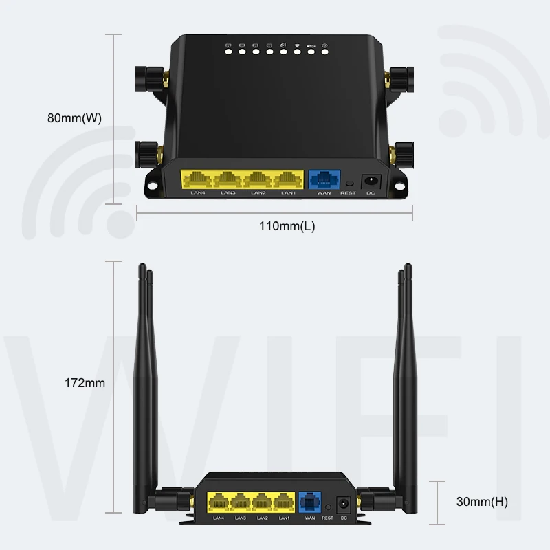 Wi-fi-роутер 100 мбит/с RJ45 4g lte | Компьютеры и офис